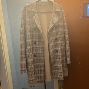 Plaid Women's Coat
